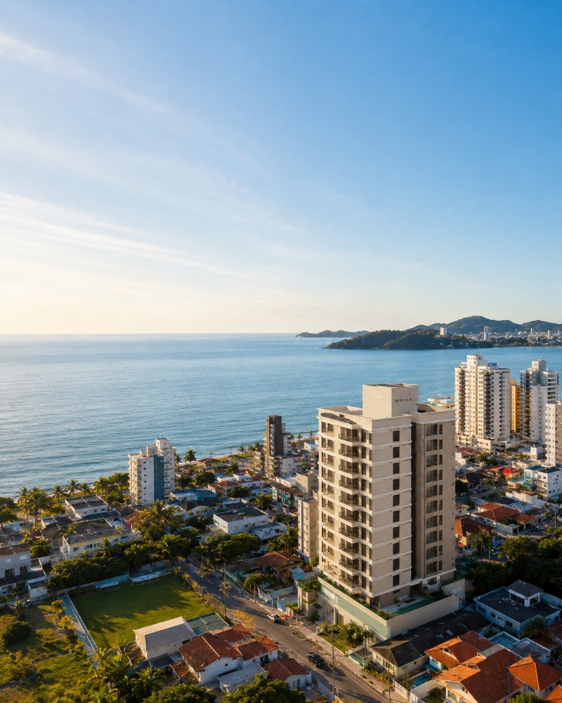 Vista aérea de Balneário Piçarras — empreendimento ENGFER